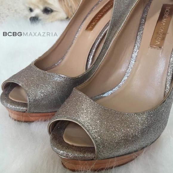 🆕 BCBG Vero Cuoio champane/rose gold stilettos 8M - Picture 6 of 8
